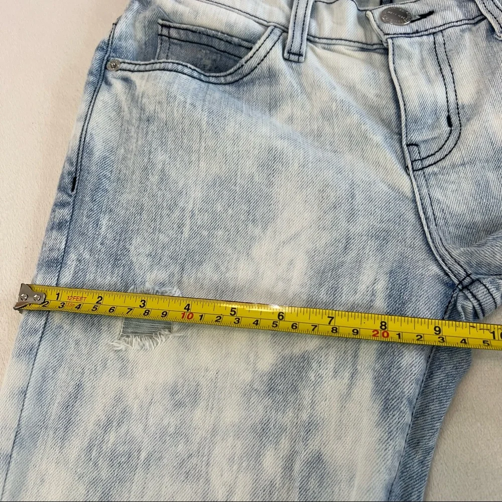 Current/Elliot The Ankle Skinny Cheville City Bleach Destroy Jeans Size 26 - Picture 11 of 16